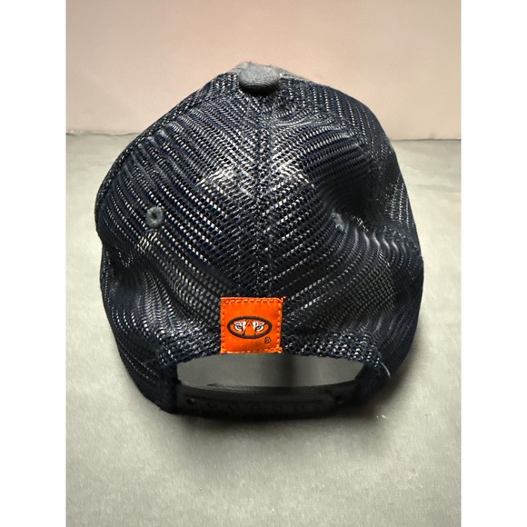 Auburn Tigers Captivating Headwear Mesh Trucker Hat Snapback Navy Orange AU Logo - Picture 5 of 8